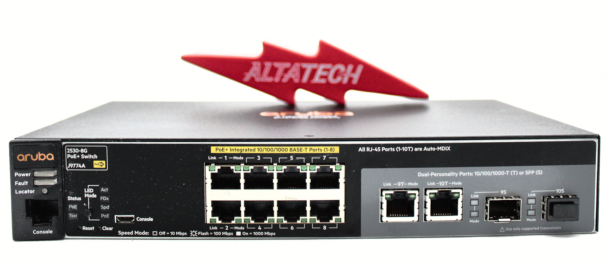 HP J9774A 2530 8G PT POE+ SWITCH