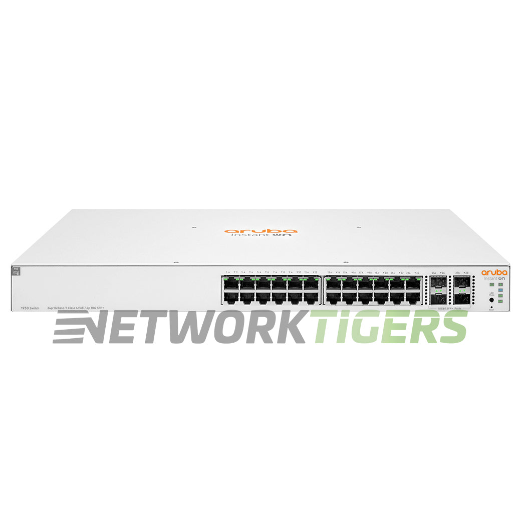 HPE Aruba JL683B Instant On 1930 Series 24x 1GB PoE+ RJ-45 4x 10GB SFP+ Switch