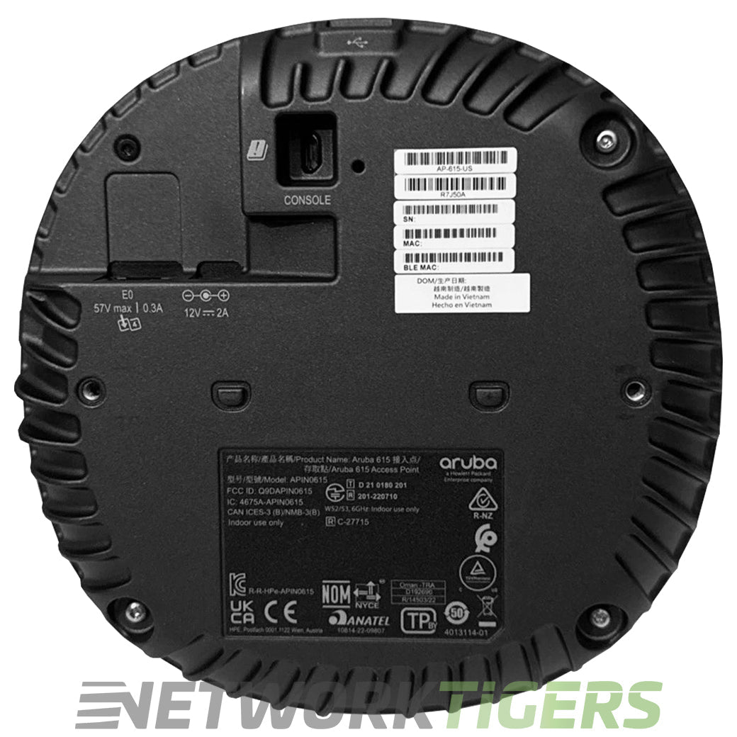 NEW HPE Aruba AP-615 R7J50A (US) Wi-Fi 6E 802.11ax Internal Antenna Campus WAP