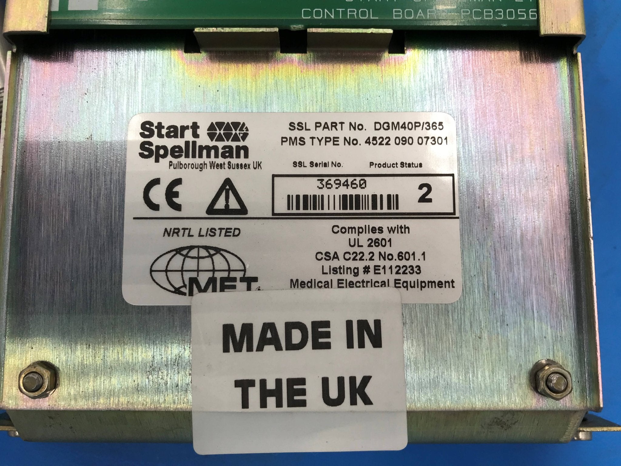 HV II Power Supply (4522 090 07301/9896 010 23411 Philips