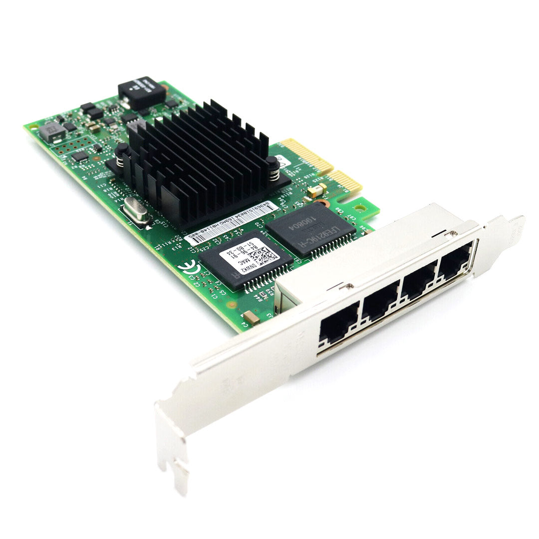 Dell Intel I350-T4 Quad Port 1GbE x4 PCI-e Adapter, FH | 0NWK2
