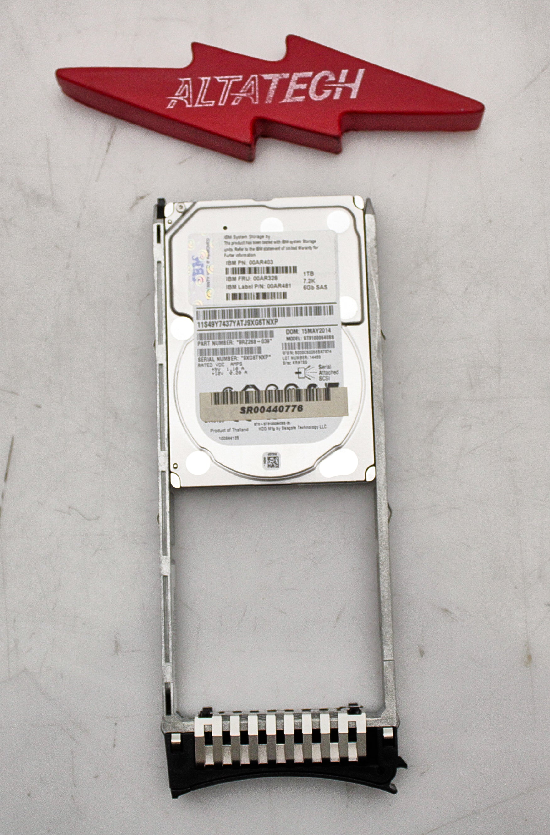 IBM 00AR328 1TB 7.2K 2.5" SFF SAS