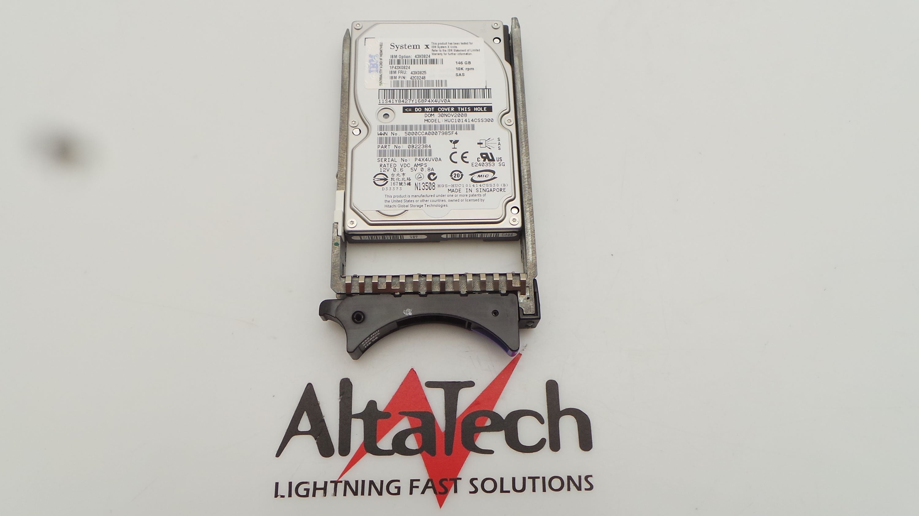 IBM 43X0825 146GB HDD Hard Drive 10K RPM SAS 2.5"