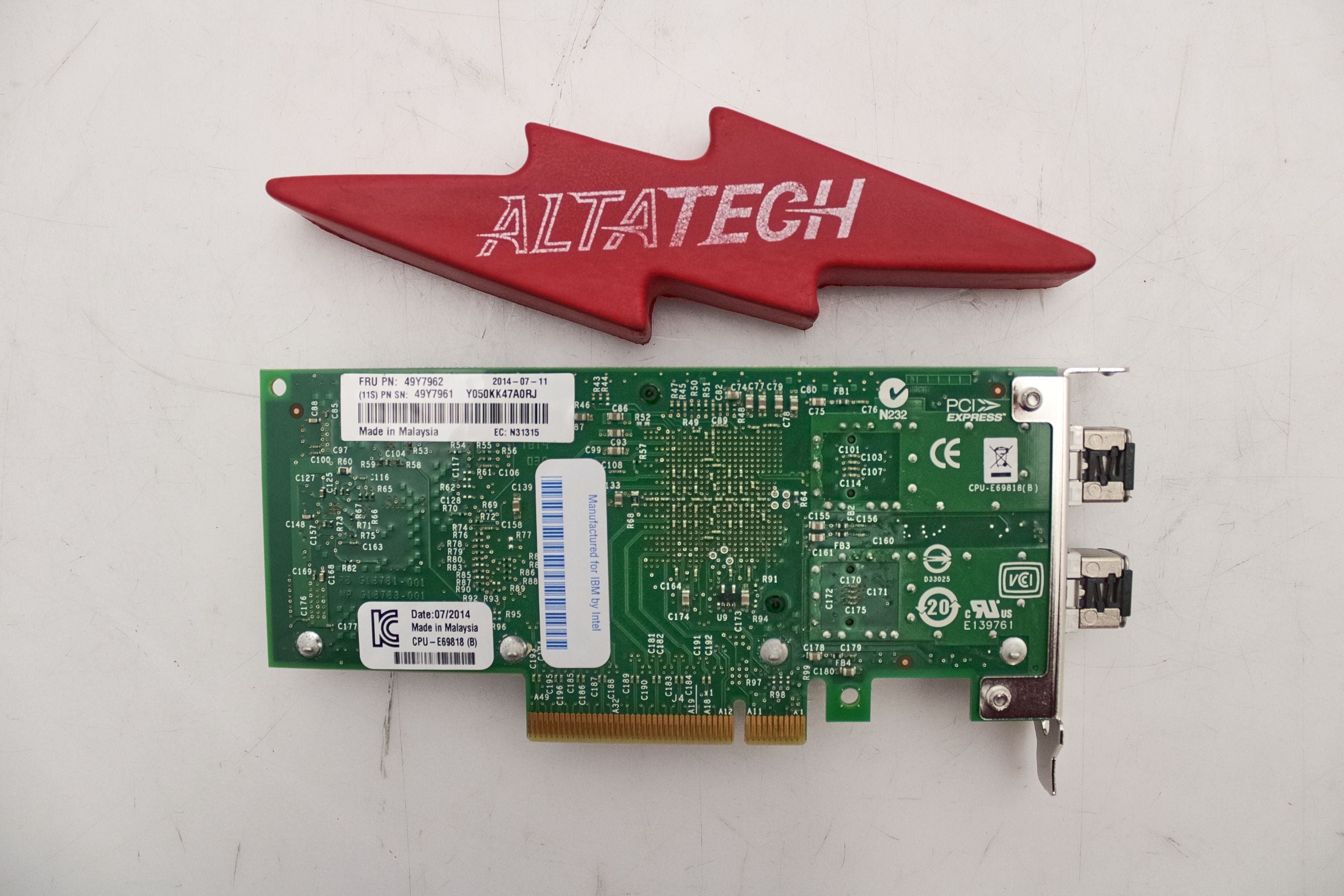 IBM 49Y7962 X520-DA2 DUAL PORT 10GBE ADAPTER