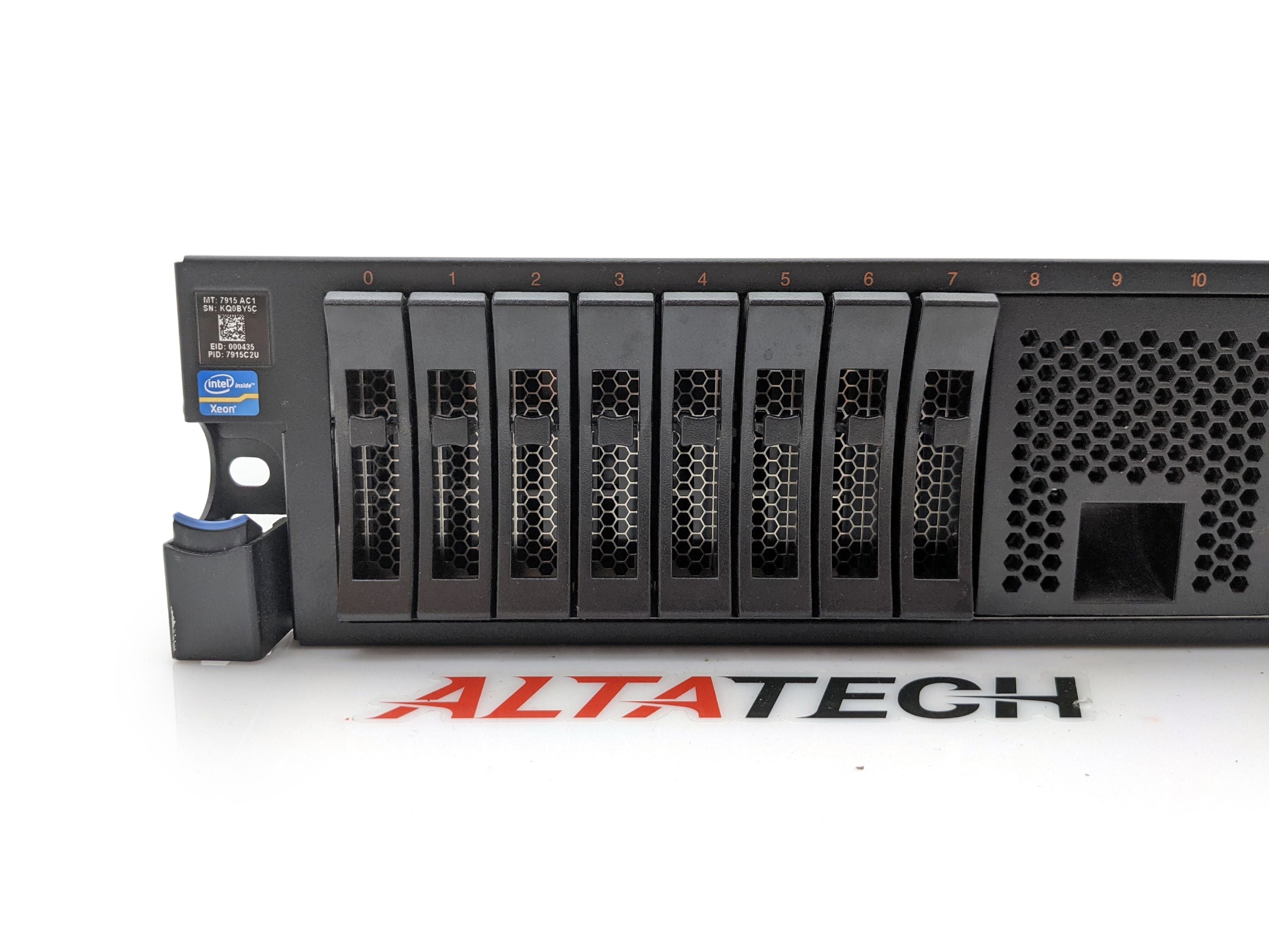 IBM 7915-AC1 System x3650 M4 CTO Server, w/ Powers, Risers, RAID for 8