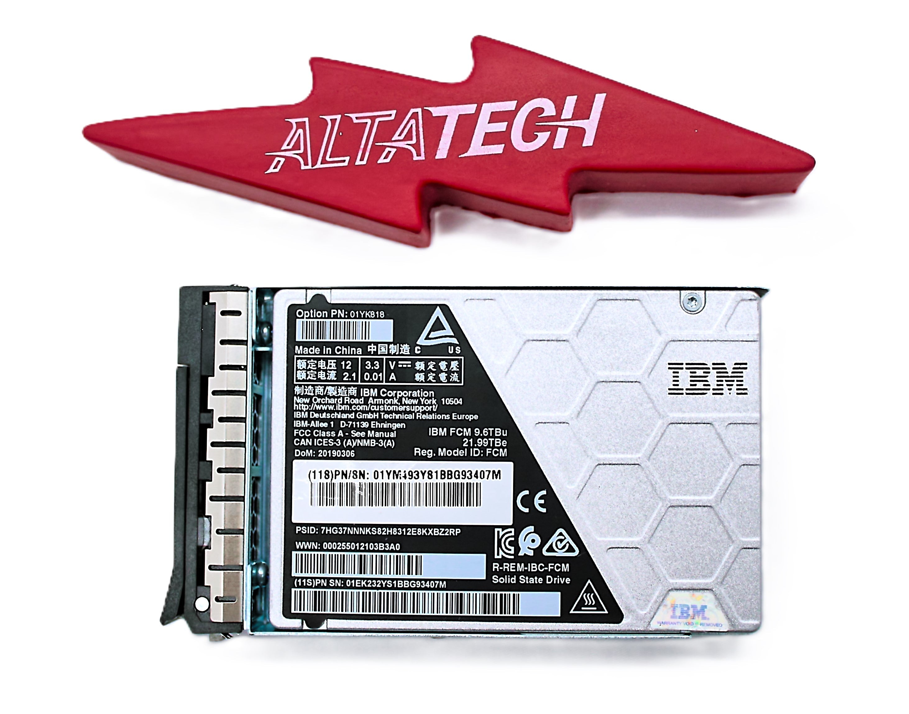 IBM 9848-AHS2 9.6TB 2.5" NVMe FLASH CORE MODULE