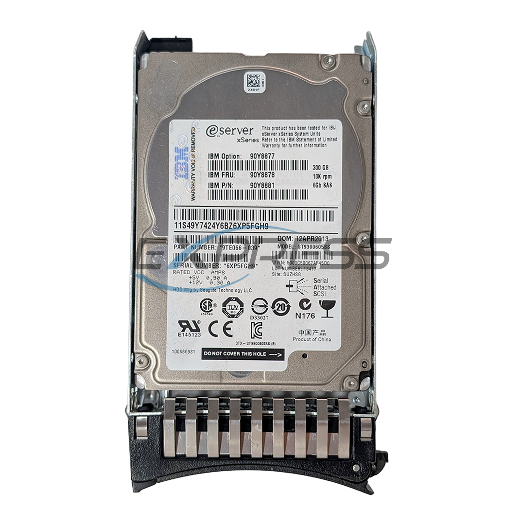 Ibm 2.5" 300GB 10K SAS 6Gbps HDD | 90Y8878
