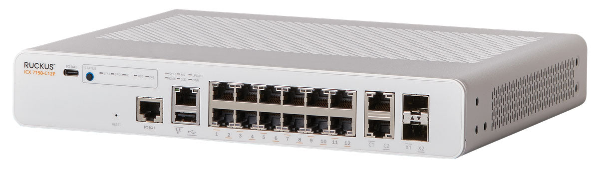 RUCKUS ICX 7150-C12P Compact Switch