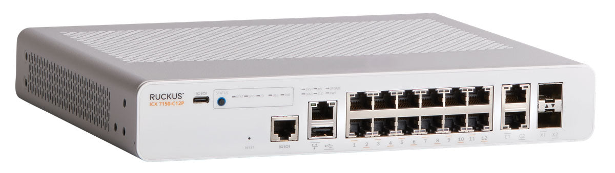 RUCKUS ICX 7150-C12P Compact Switch