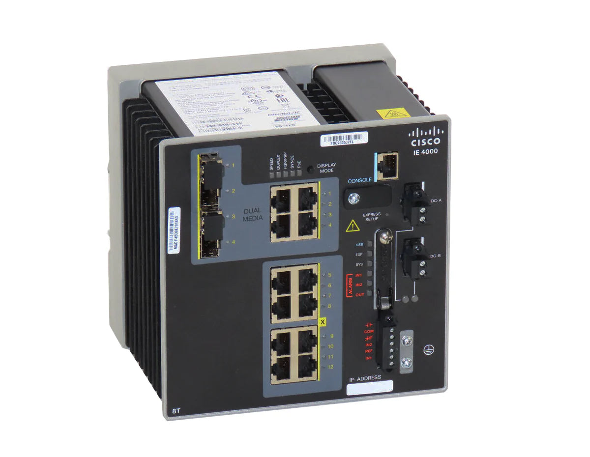 Cisco IE-4000-8T4G-E Switch