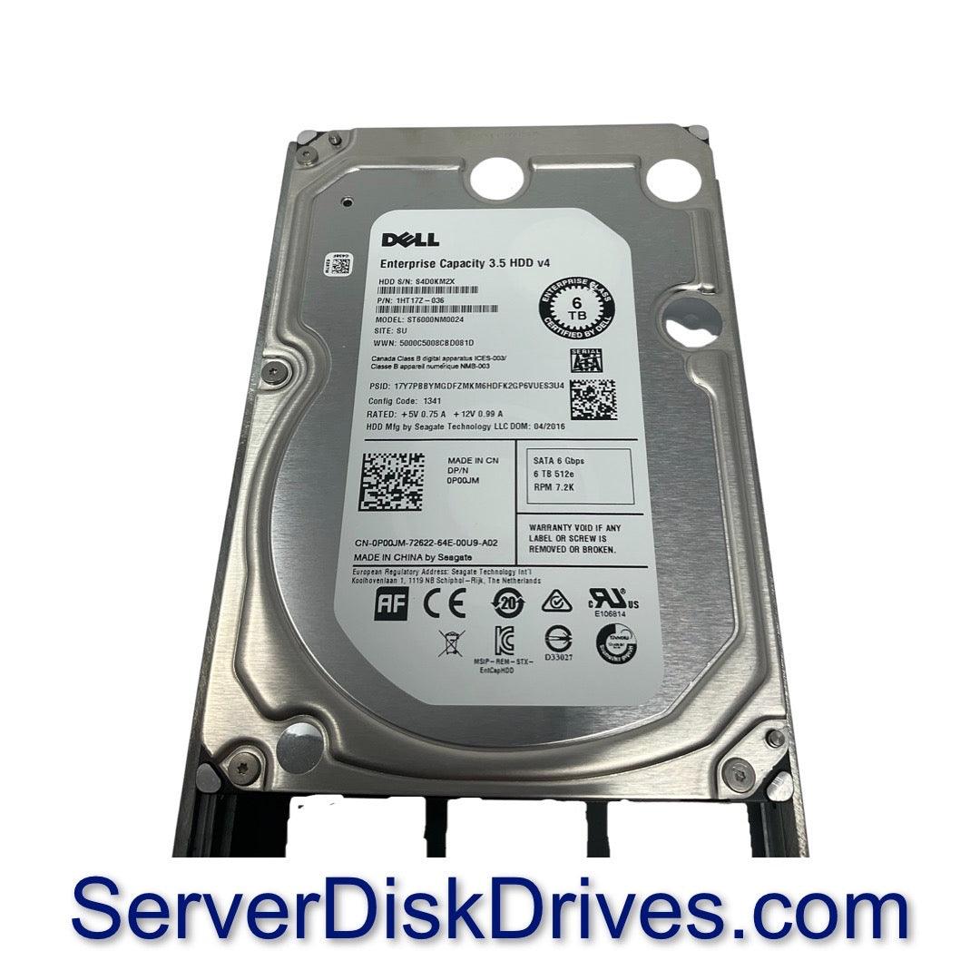 Dell 6TB SATA 7.2k 3.5" 6G Hard Drive P00JM