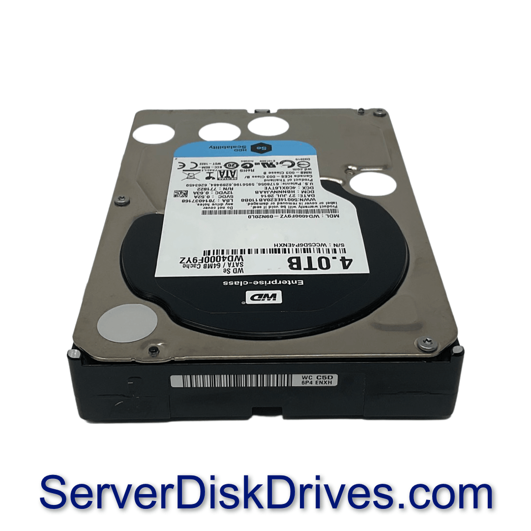 Western Digital WD4000F9YZ 4TB SATA 6Gb/s 64MB 7200RPM 3.5" Hard Drive