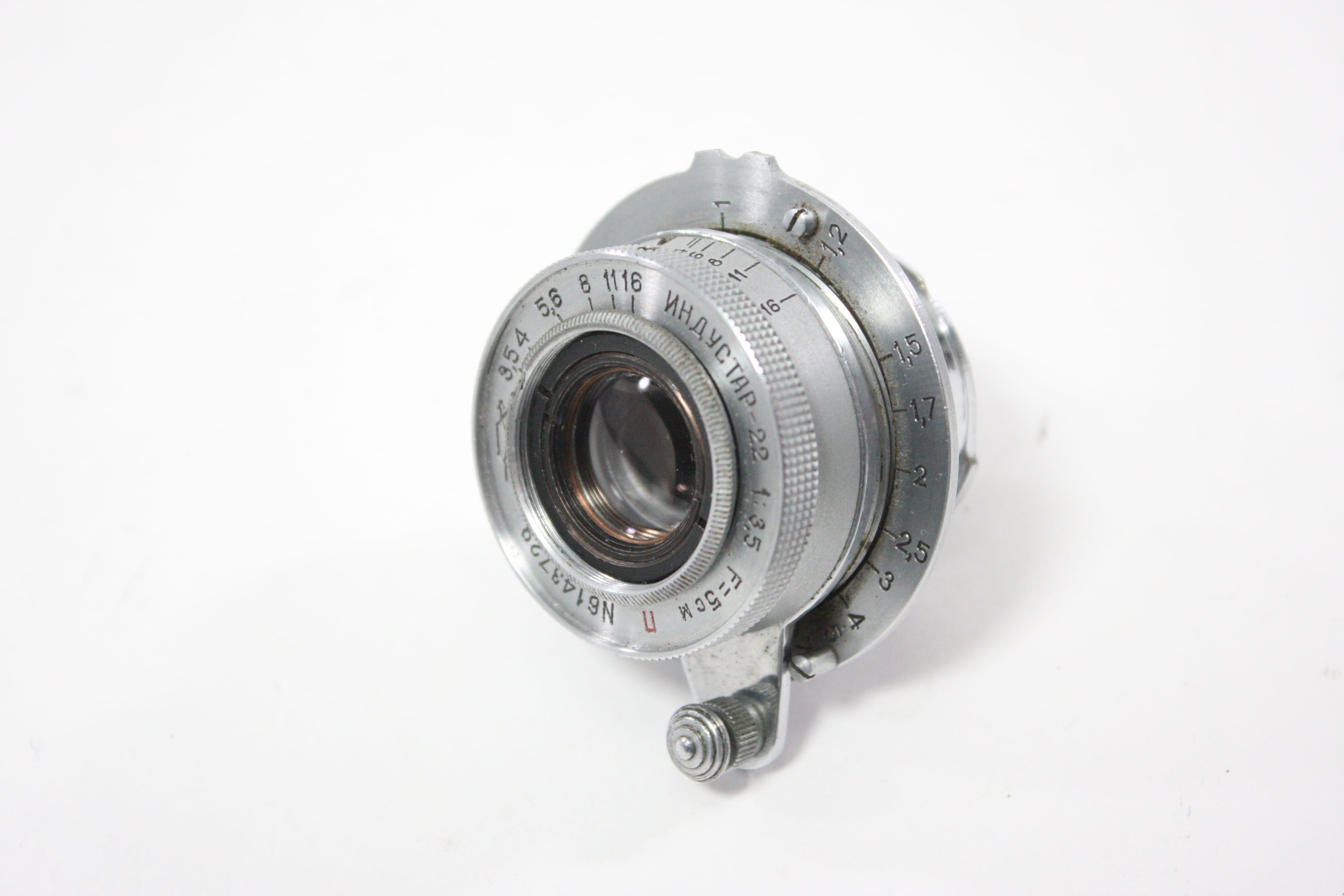Industar-22 5cm f/3.5 Lens for L39 Mount