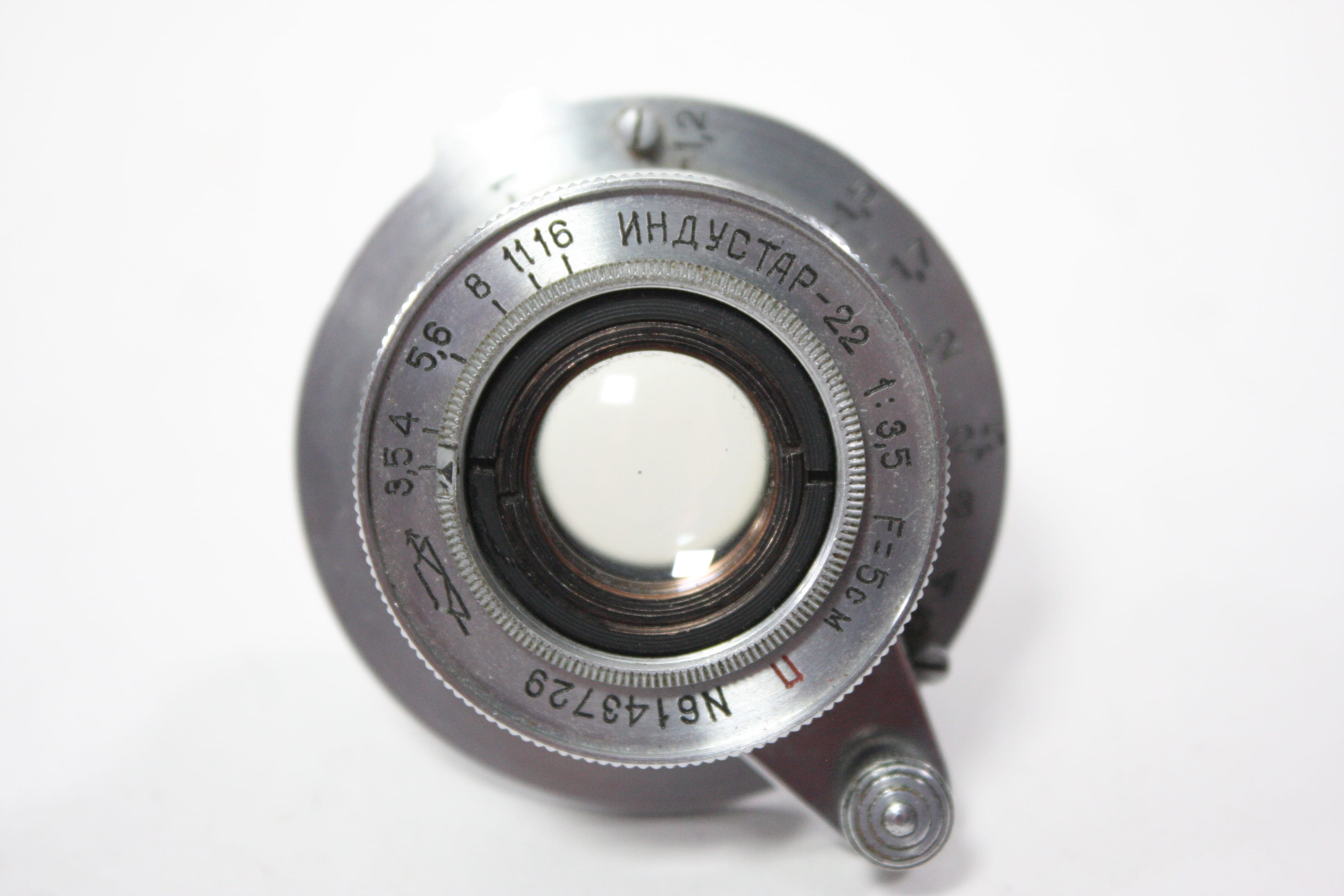 Industar-22 5cm f/3.5 Lens for L39 Mount