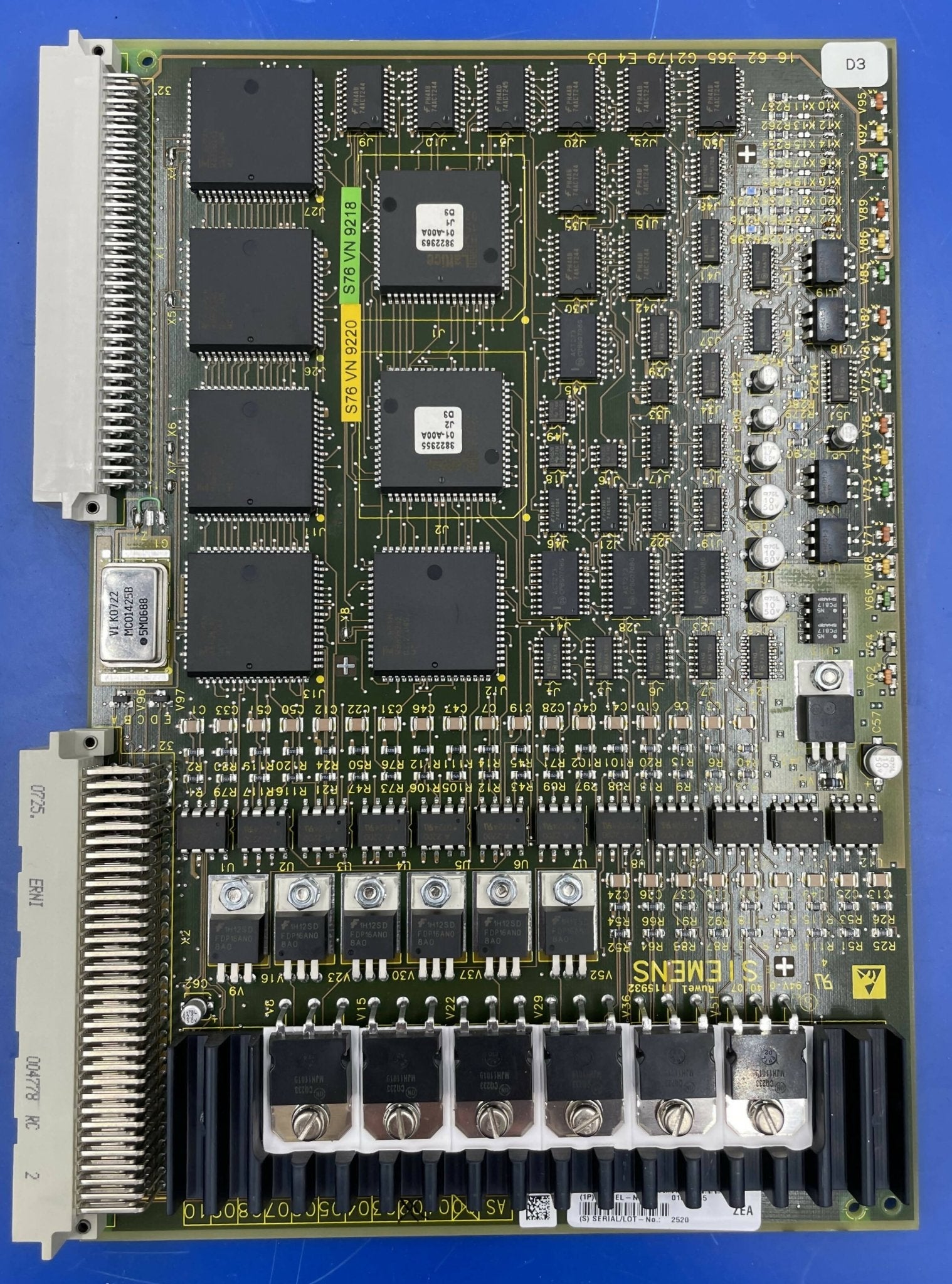 INPUTPLATINE ESD E 02 D3 PCB (01662365/1662365 SIEMENS