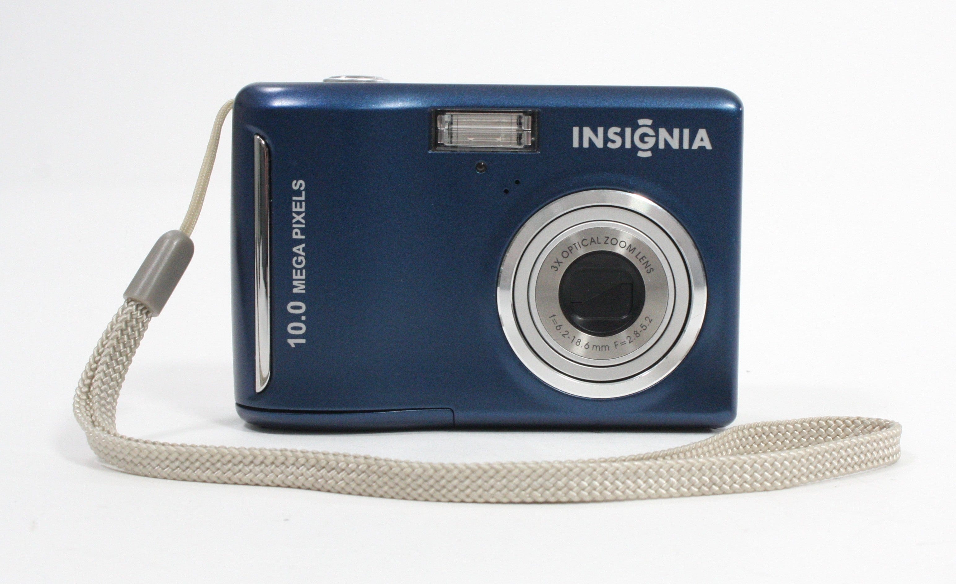 Insignia NS-DSC10B 3x Zoom 10.0mp Point and Shoot Digital Camera (Blue)