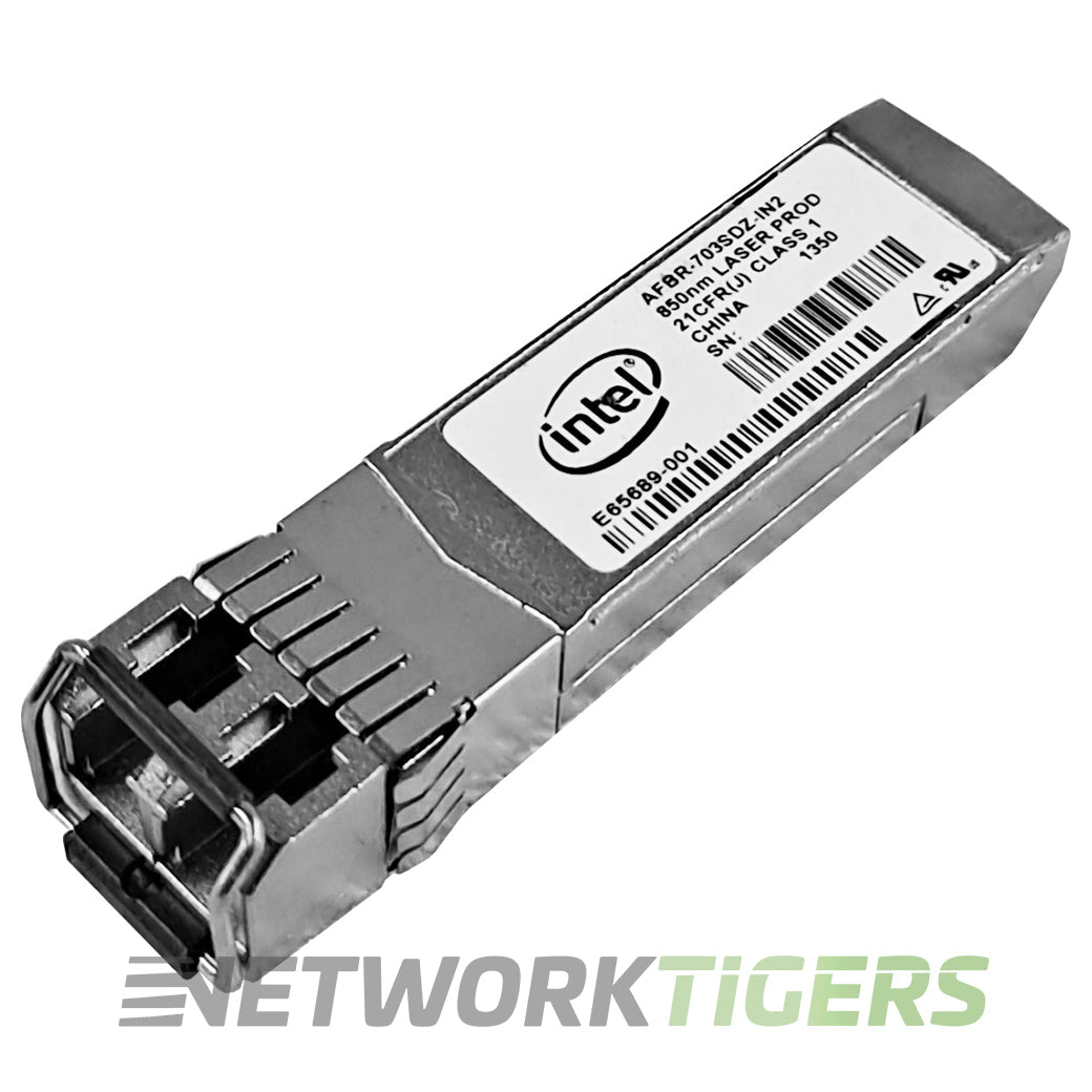 Intel AFBR-703SDZ-IN2 10GB BASE-SR 850nm MMF Duplex LC SFP+ Transceiver