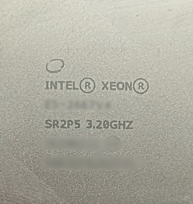 Intel SR2P5 Xeon E5-2667v4 8 Core 3.2GHz Processor w/ Thermal Grease