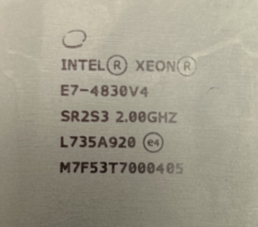Intel SR2S3 2.0GHz/35MB/115W/14C, E7-4830V4