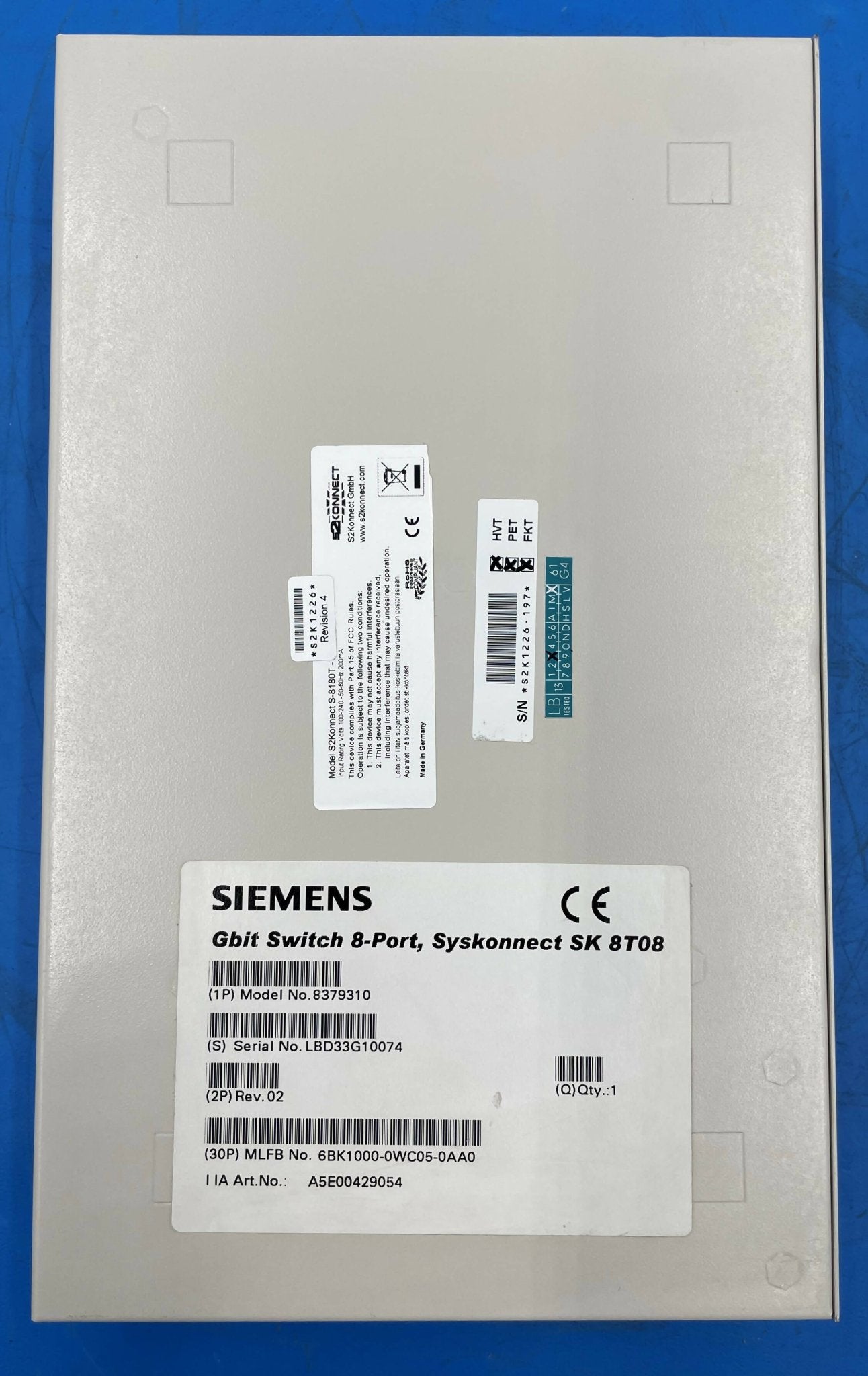 IRS1 1GBit 8 PORT SWITCH (8379310/S-8180T SIEMENS