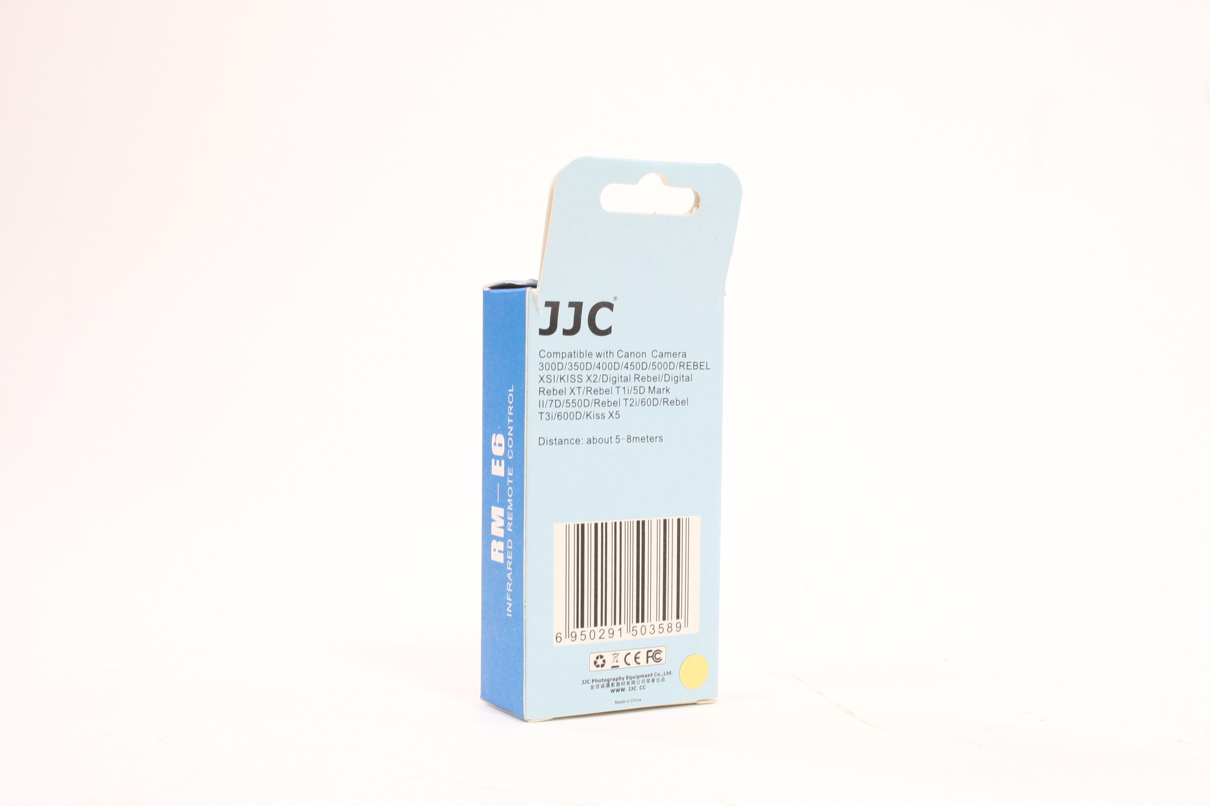 JJC  RM-E6 Infrared Remote Control (Replaces Canon RC-1/RC-5/RC-6&WL-DC100)