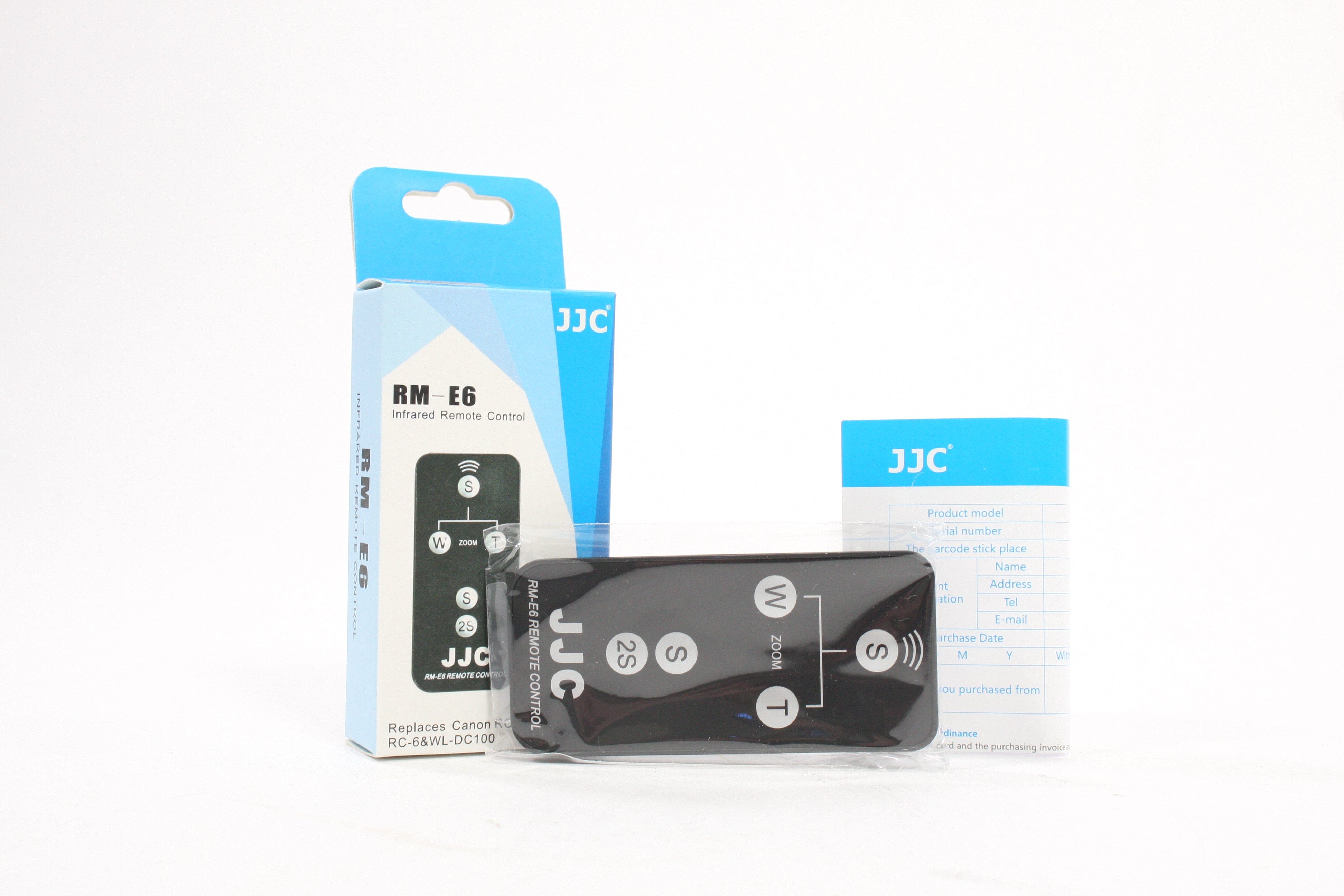 JJC  RM-E6 Infrared Remote Control (Replaces Canon RC-1/RC-5/RC-6&WL-DC100)