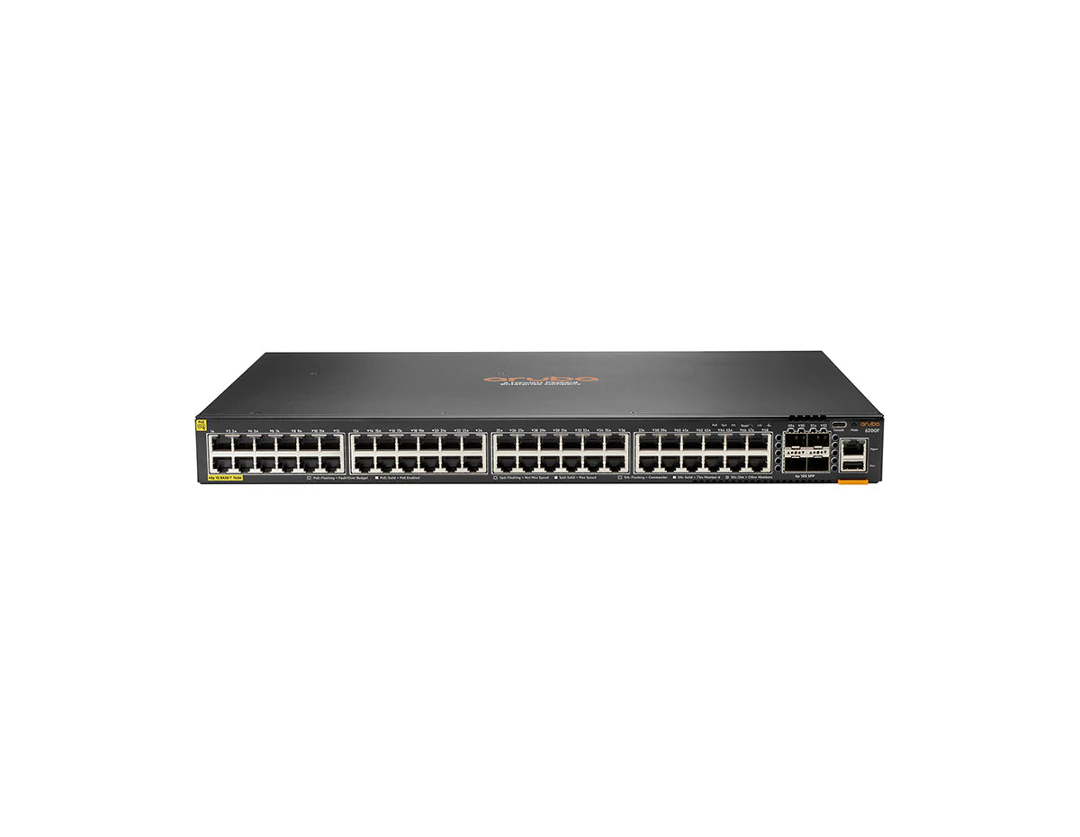 HPE Aruba Networking JL728A 6200F 48G Class4 PoE Switch 4SFP+ 740W