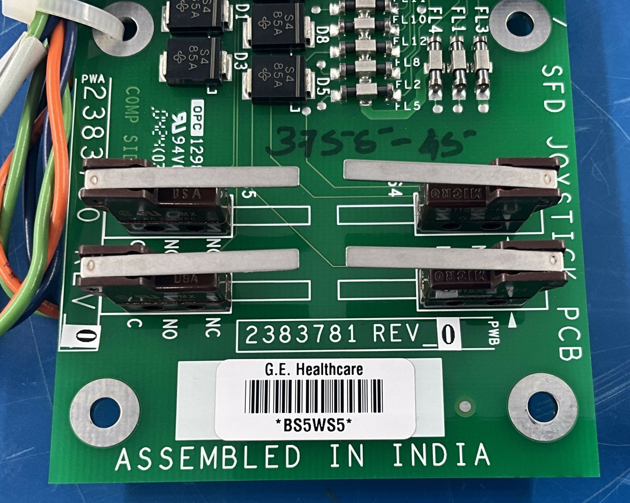 JOYSTICK BOARD AND CABLE KIT (2399516/2133607-8 GE