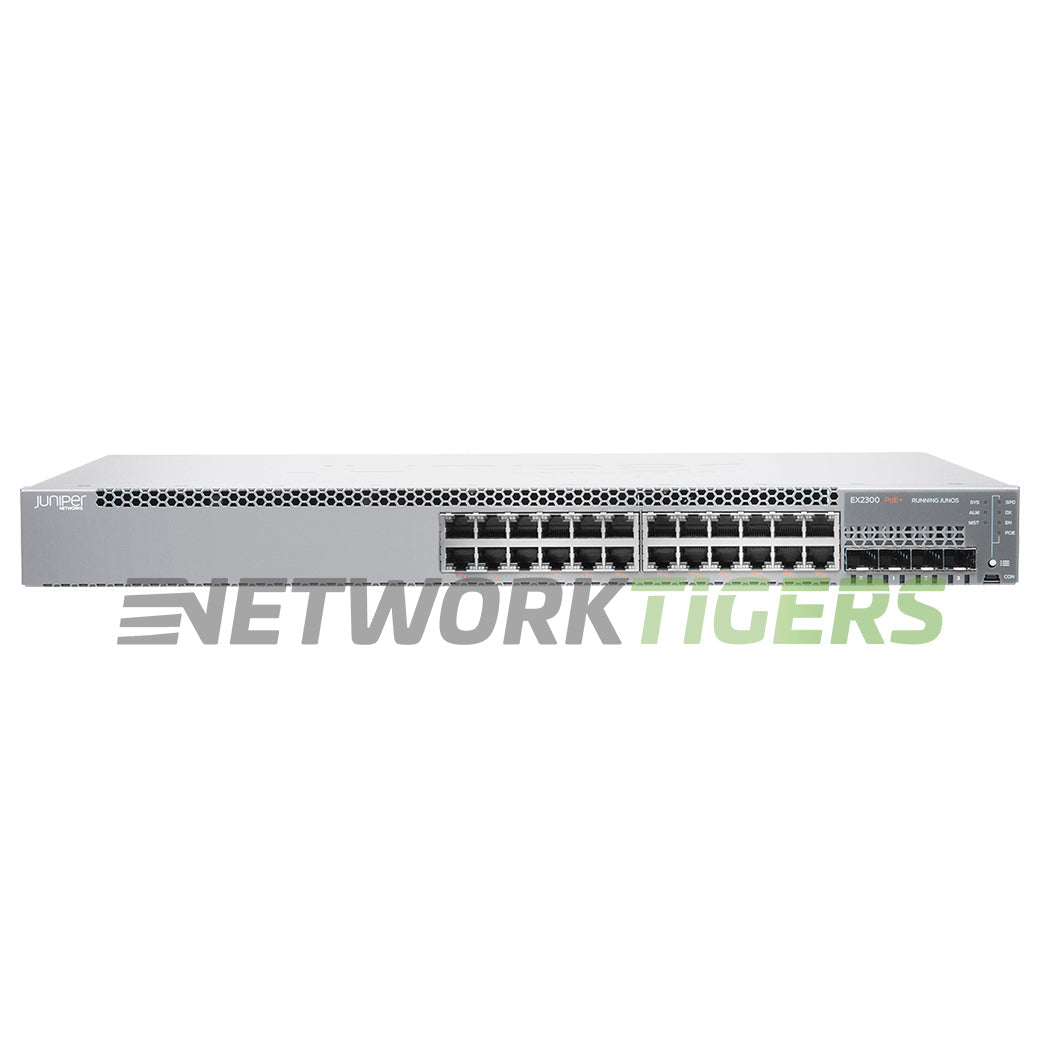 NEW Juniper EX2300-24P-TAA 24x 1GB PoE+ RJ45 4x 10GB SFP+ (TAA) Switch