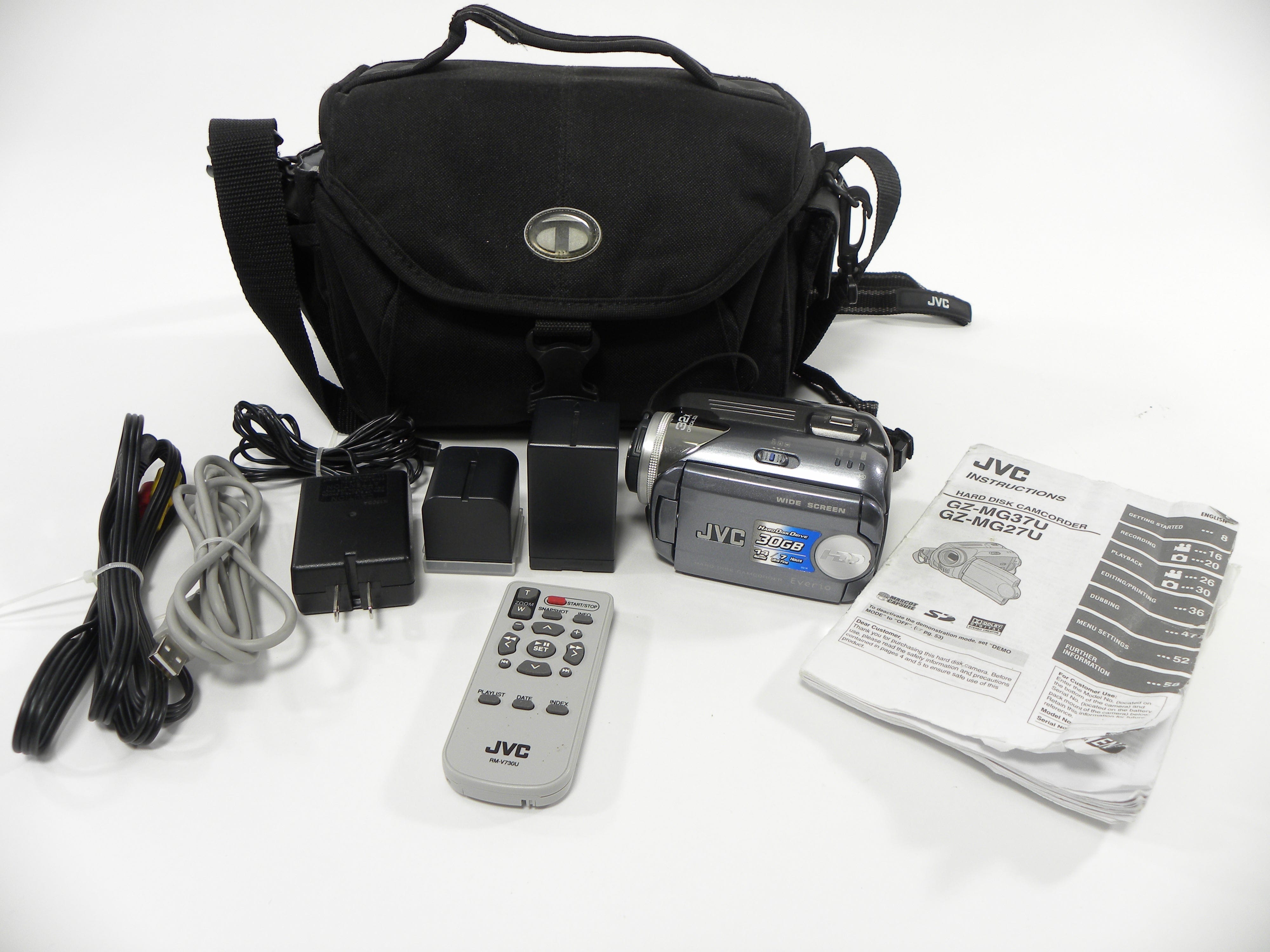 JVC Everio GZ-MG37U Hard Disk Camcorder