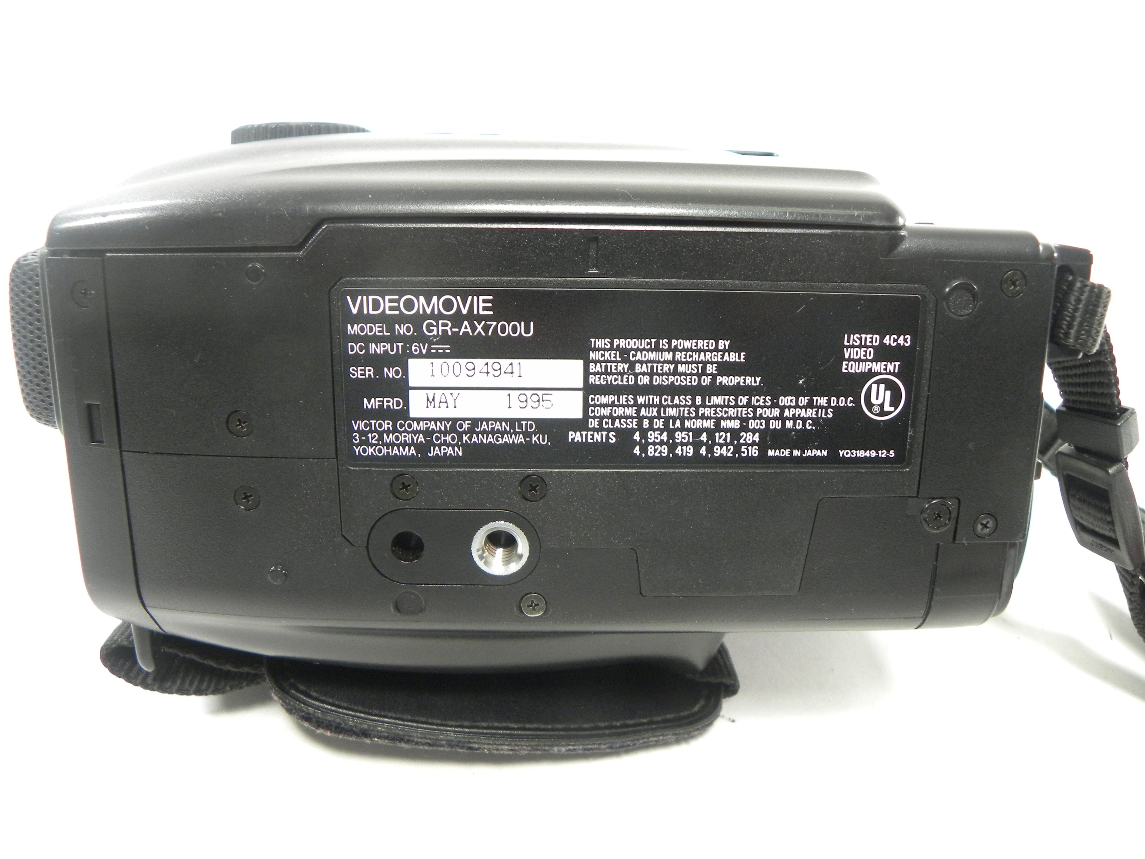 JVC GR-AX700U Compact VSH-C Camcorder