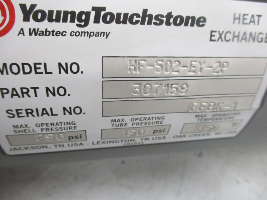 YOUNG TOUCHSTONE HF-502-EY-2P 307159 150-250PSI NSNP