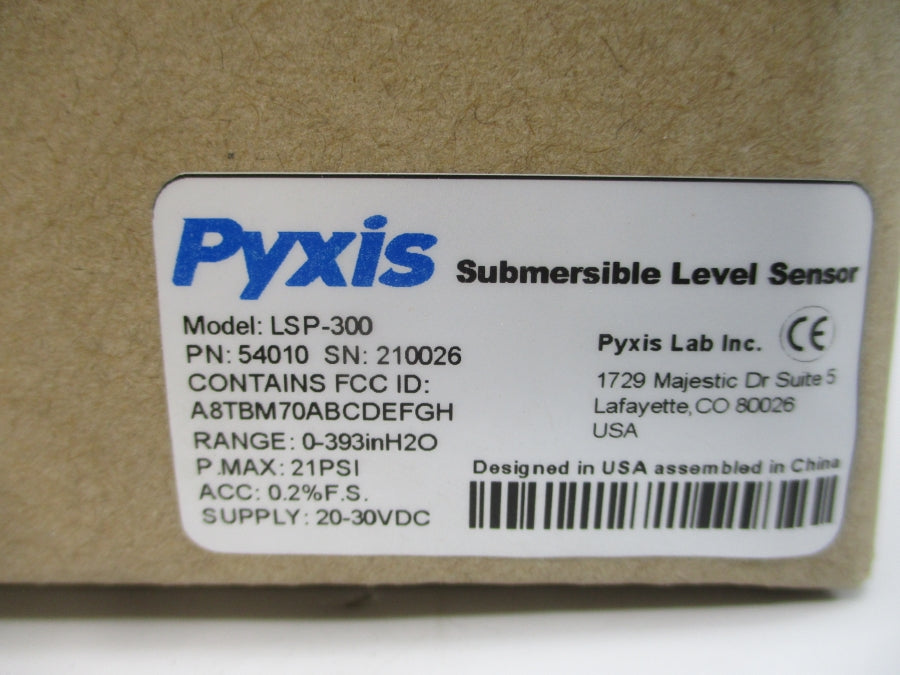PYXIS LSP-300 54010 20-30VDC 21PSI NSMP
