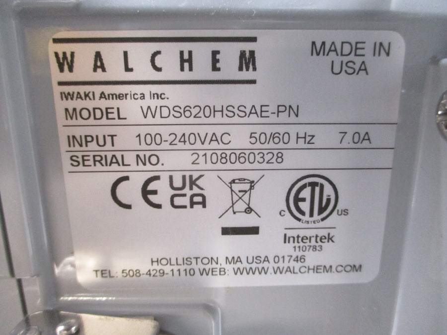 WALCHEM WDS620HSSAE-PN 600 100-240VAC 7.0A NSMP