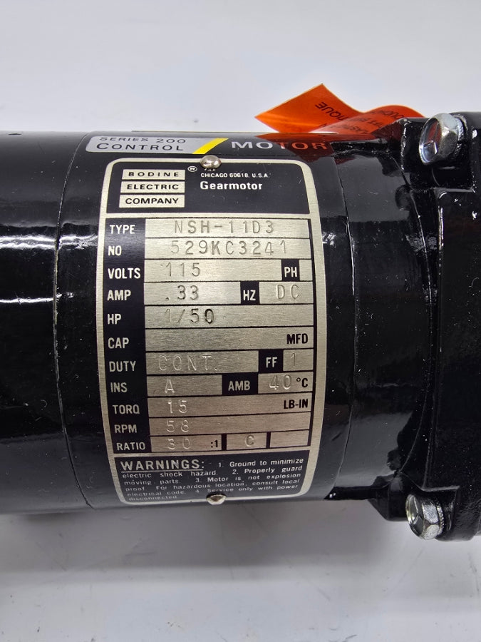 BODINE NSH-11D3 115V .33A NSNP
