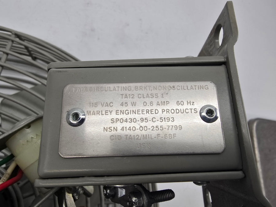 MARLEY ENGINEERED PRODUCTS SP0430-95-C-5193 115VAC 0.6A NSNP