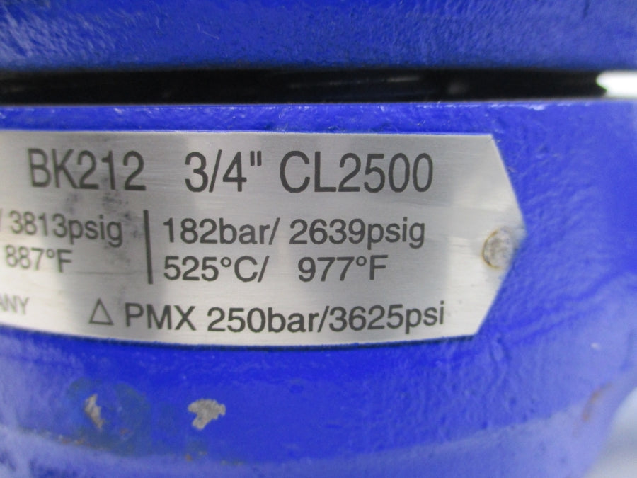 GESTRA BK212 3813/2639PSI 3/4" NSNP