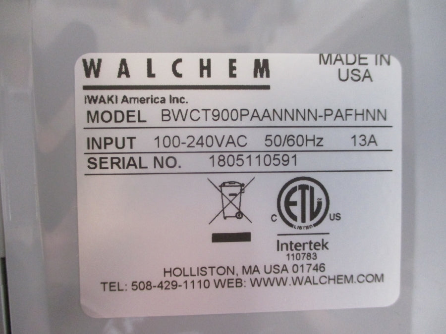 WALCHEM BWCT900PAANNNN-PAFHNN 900 100-240VAC 13A NSMP