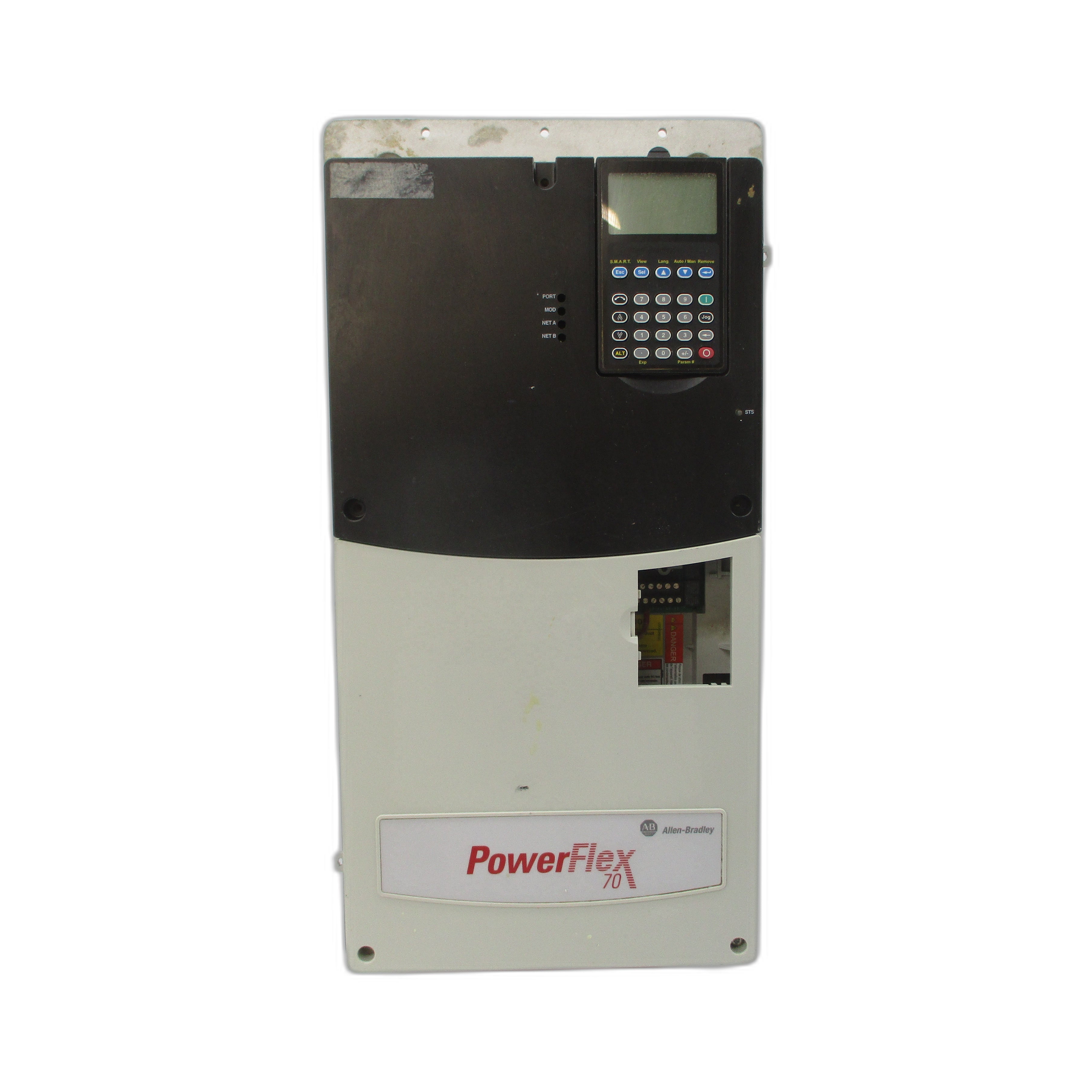 ALLEN BRADLEY 20AC072A0NYNANC0 SER. A F/W 5.001 432-528VAC 59.6A UNMP