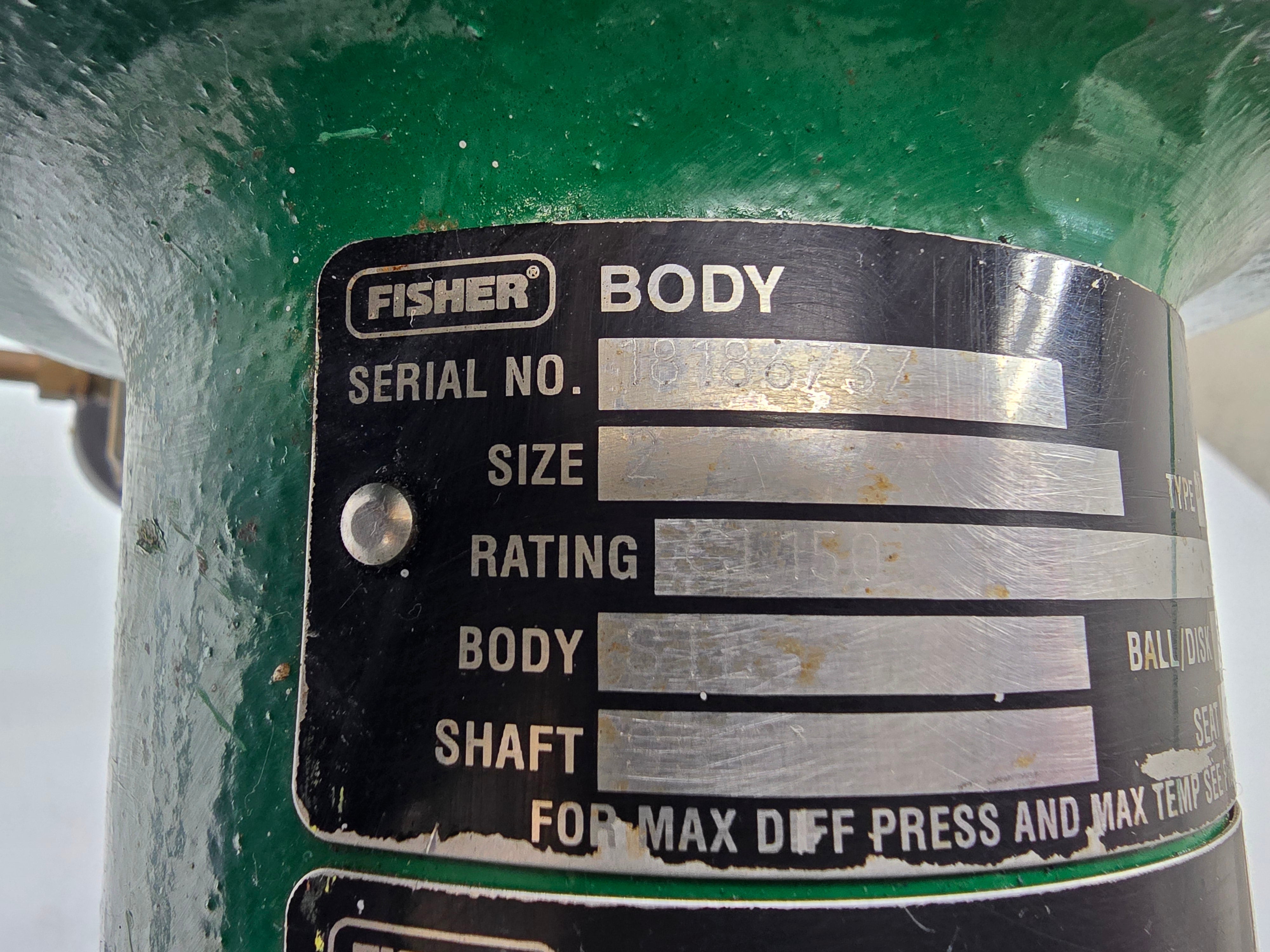 FISHER V150 1052 DVC2000 30PSI SIZE 20 2" UNMP