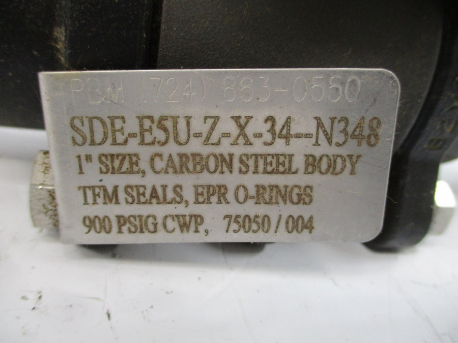 PBM SDE-E5U-Z-X-34-N348 900PSI 1" NSNP