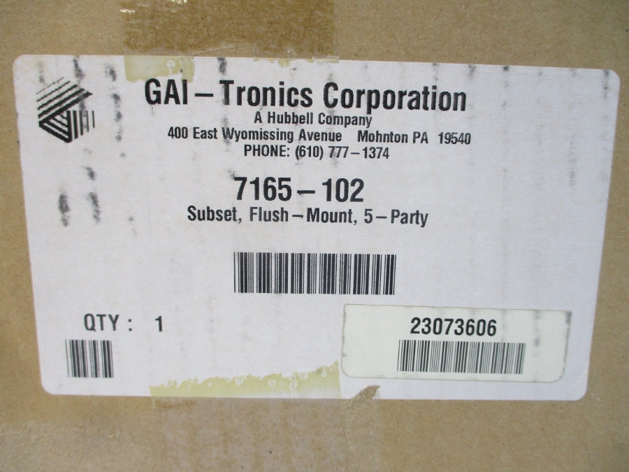 GAI-TRONICS 7165-102 NSMP