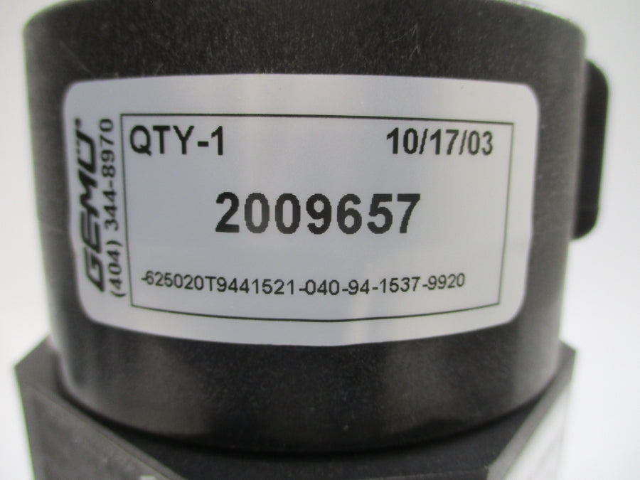 GEMU 2009657 9920-BY-Z33 HT89843 120VAC 3A .25" NSNP