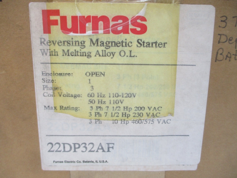 FURNAS 22DP32AF SER. B 110/120V 27A NSMP