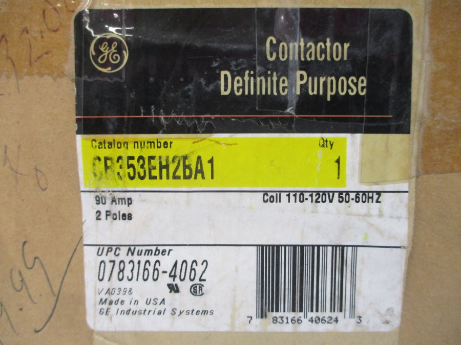 GENERAL ELECTRIC CR353EH2BA1 110/115-120V 90A NSMP