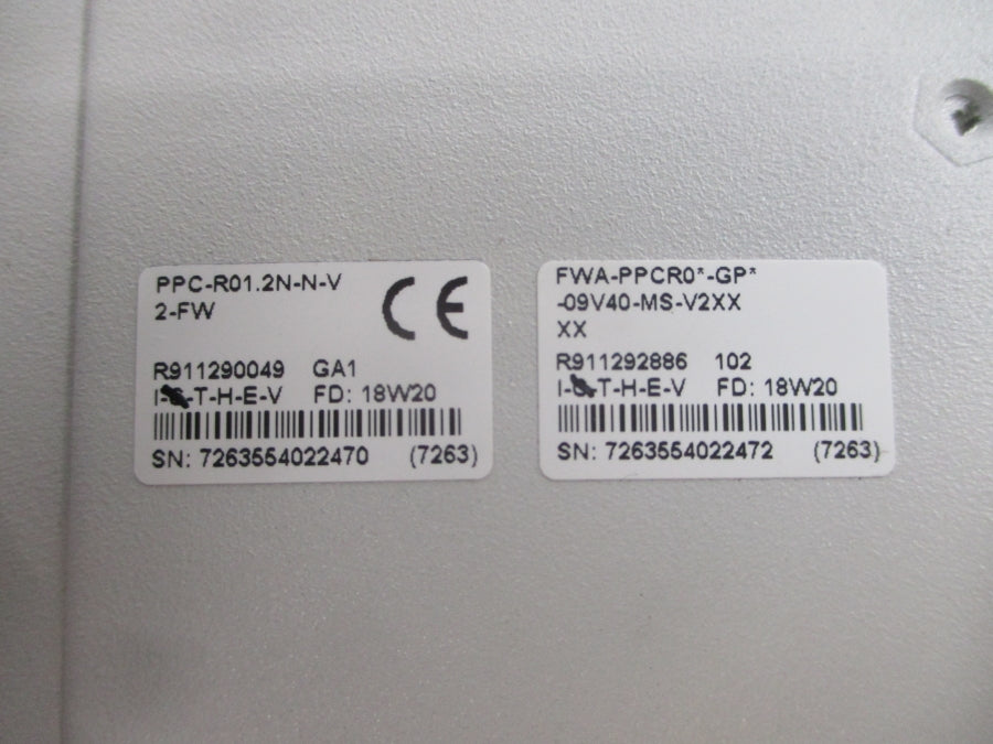 REXROTH R911290049 PPC-R01.2N-N-V2-FW 24VDC 4A NSNP