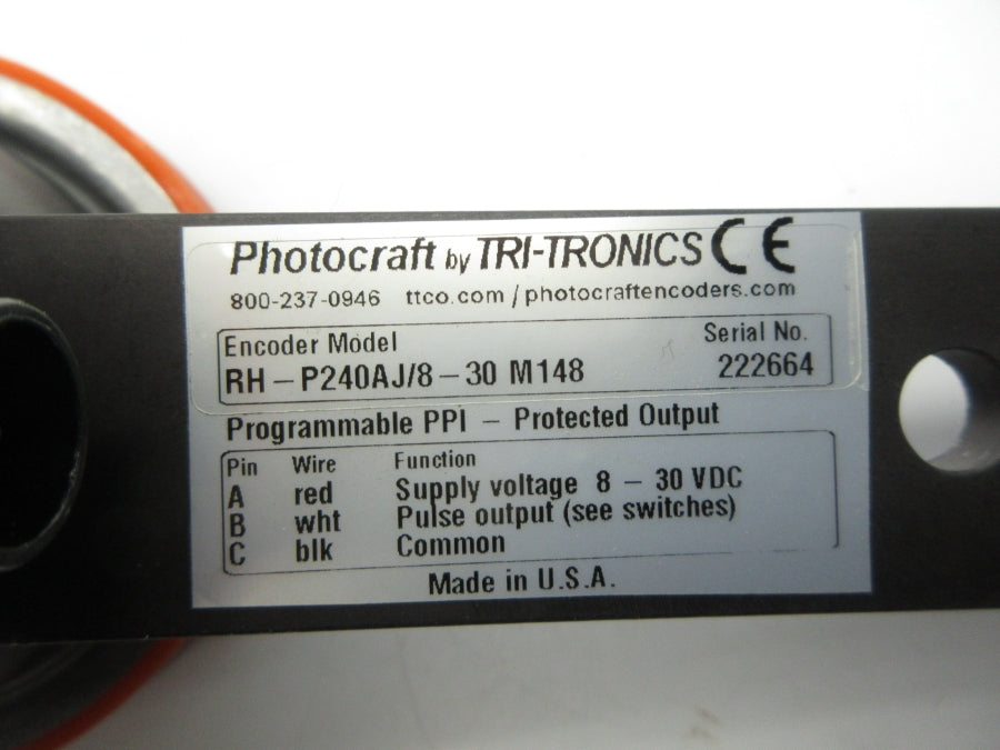 TRI-TRONICS RH-P240AJ/8-30-M148 8-30VDC NSNP
