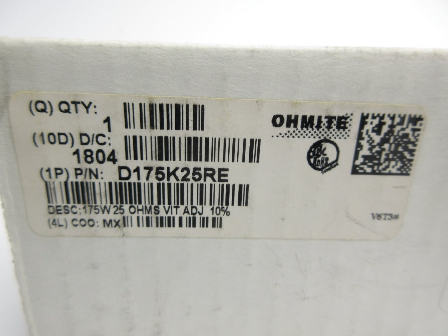OHMITE D175K25RE NSMP