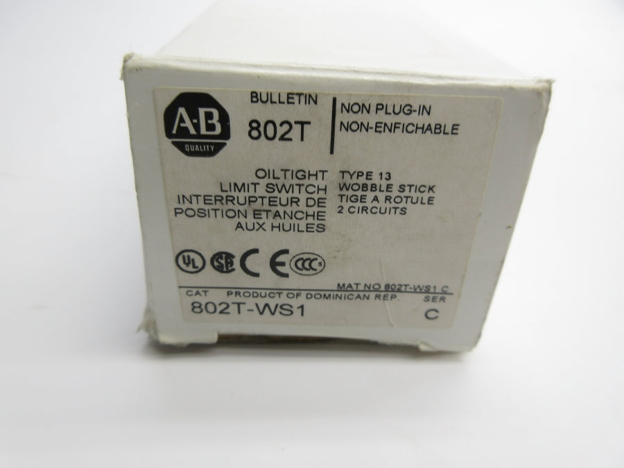ALLEN BRADLEY 802T-WS1 SER. C (AS PICTURED) (WH) NSMP