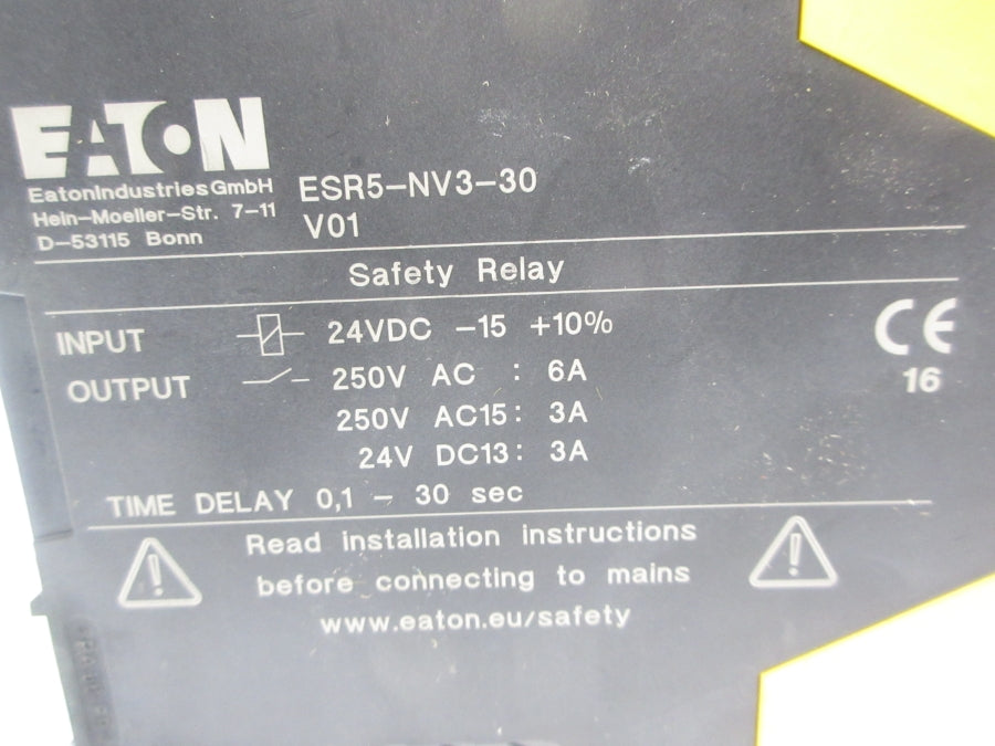 EATON ESR5-NV3-30V01 24VDC 3A NSNP
